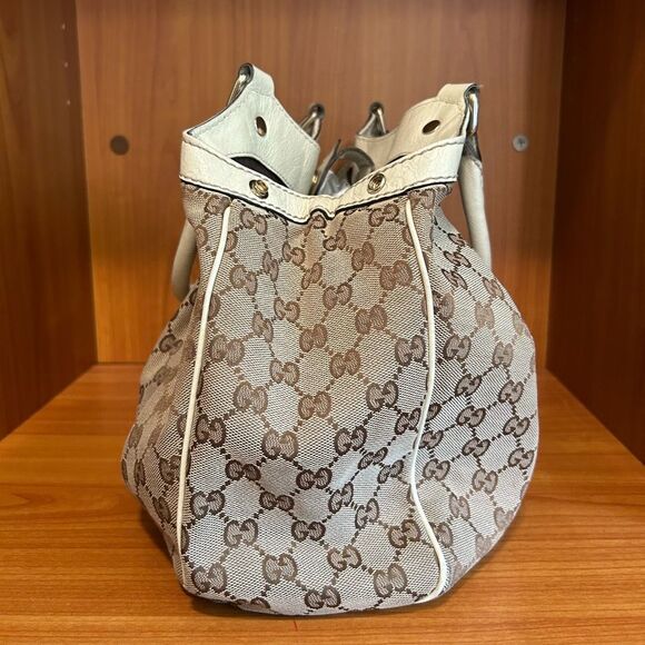 Gucci Coated Canvas Monogram GG Tote Bag - Picture 6 of 15